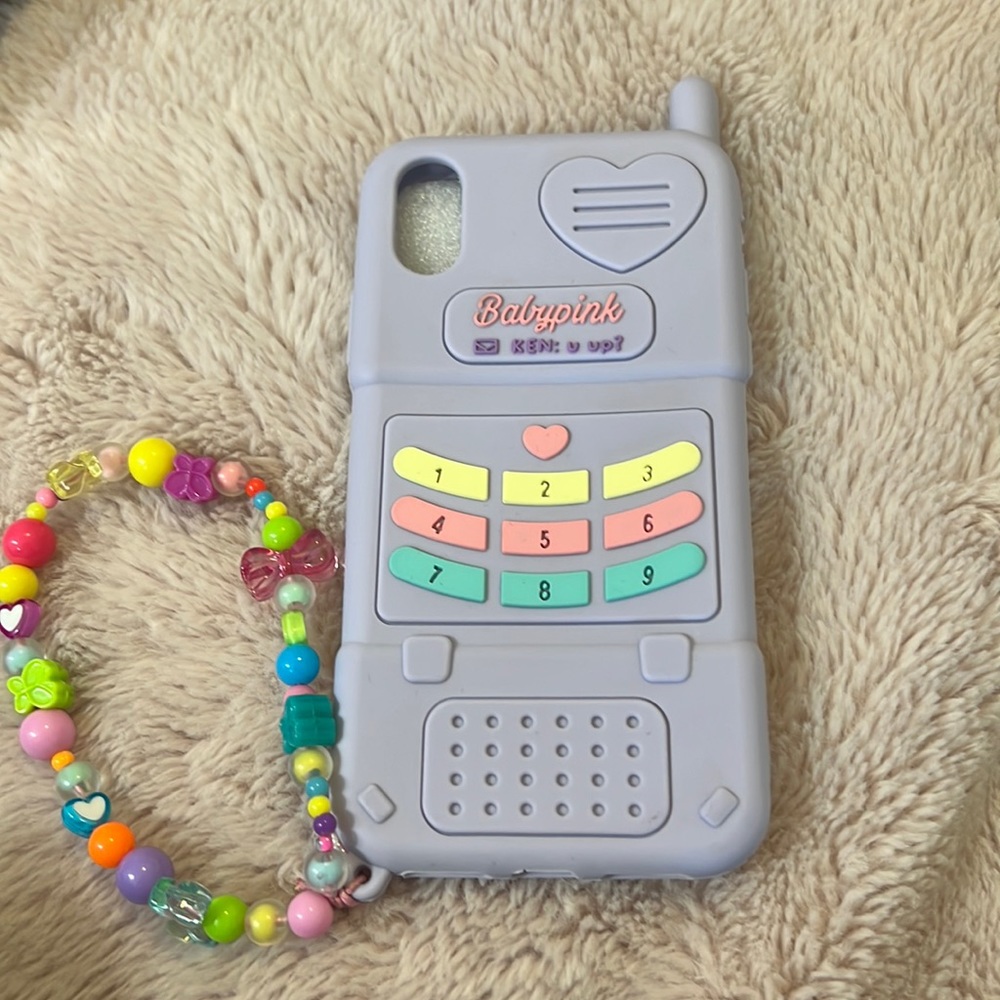 Y2k lilac IPhone X/Xs  phone case